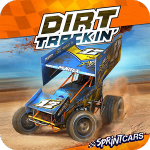 Dirt Trackin Sprint Cars Logo