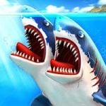 Double Head Shark Attack Logo