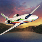 Airplane Fly Hawaii Logo