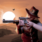 Wild West Sniper: Cowboy War Logo