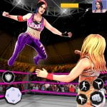 Bad Girls Wrestling Game Logo