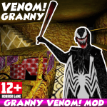 Black Granny Spider Horror Logo