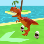 Dino Run Idle Logo