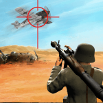 Fighter Jet: Airplane Shooting Logo