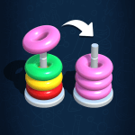 Hoop Sort Puzzle: Color Ring Logo