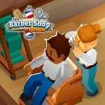 Idle Barber Shop Tycoon - Game Logo
