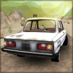 Old Classic Car Race Simulator Logo