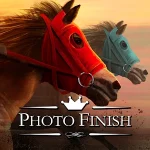 Photo Finish Horse Racing Logo