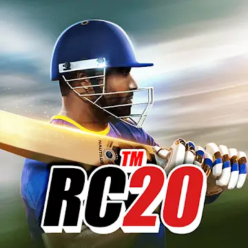 Real Cricket 20 MOD APK Logo