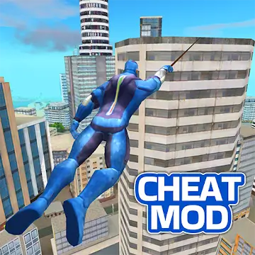 Rope Hero Cheatground MOD MOD APK Logo