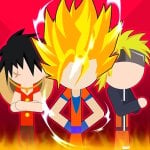 Super Stick Fight AllStar Hero Logo