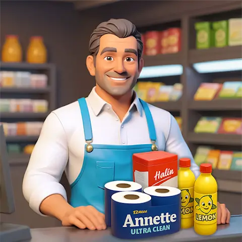 Supermarket Tycoon 3D MOD APK Logo