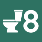 Toilet 8 Logo
