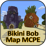 Bikini Bob Maps Minecraft PE Logo